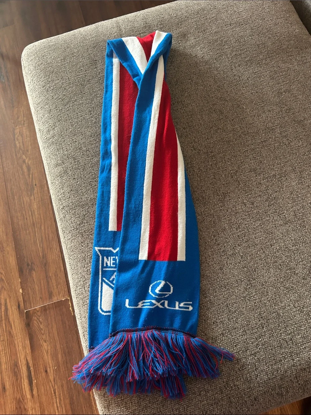 New York Rangers Blue, Red & White Team Scarf